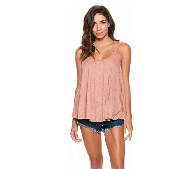🆕 Free People - We The Free So In Love With You Strappy Tank in Sunset Heather - Picture 1 of 9